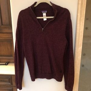 Patagonia Lambswool Nylon Halfzip Pullover